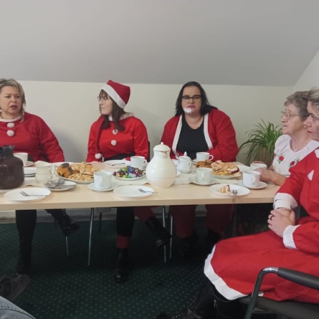 Święty Mikołaj w Domu Pomocy Społecznej w Goślicach